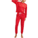 Target Women's Minky Fleece Pullover Top and Joggers Pajama Set - Red/Trees