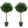 Leaf Topiary Ball Green Artificial Plant