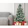 Shatchi Snowy Bushy Hinged Branches Warm White/Green Christmas Tree 210cm