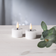 Star Trading Flamme Flow White LED-ljus 5cm 2st