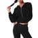 Alo Sweet Escape Zip Up Hoodie - Black