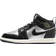 Nike Jordan 1 Mid SE PS - Black/Metallic Silver/Sail/Metallic Gold