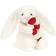 Jellycat Bashful Bunny with Candy Cane 18cm