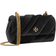 Tory Burch Mini Kira Draped Velvet Flap Bag - Black