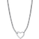 Pandora Heart Closure Snake Chain Necklace - Silver
