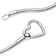 Pandora Heart Closure Snake Chain Necklace - Silver