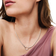 Pandora Heart Closure Snake Chain Necklace - Silver