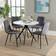 Core Products Aspen Grey/Black/White Dining Set 39.2cm 5pcs