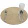 Villa D'Este Home Tivoli Round Platzdeckchen Gold (40x40cm)