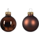 Decoris Balls Brown Weihnachtsbaumschmuck 16Stk.