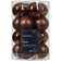 Decoris Balls Brown Weihnachtsbaumschmuck 16Stk.