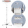 Reer 2in1 FeelWell Skötbord Värmelampa