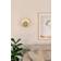 Globen Lighting Orbit Beige Väggarmatur ∅ 30cm