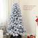 Homcom Snow Flocked Blue Christmas Tree 180cm