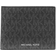 Michael Kors Men s Signature Logo Print Billfold Wallet With Passcase In Black