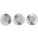 Philips Adore Chrome Ceiling Flush Light 9cm 3pcs