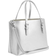 Coach Mollie Tote Bag 25 - Novelty Leather/Silver/Light Silver