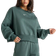Nike Sportswear Phoenix Fleece Women's Over Oversized Crew Neck Sweatshirt - Vintage Green/Sail