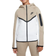 NIKE Big Kid's Sportswear Tech Fleece Full Zip Hoodie - Summit White/Khaki/Black/Black (HV5867-121)