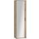 Forte Net106 Oak/Silver Opbevaringsskab 50.2x179.1cm