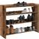 vidaXL Engineered Wood Aged Wood Skostativ 60x62cm