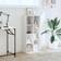 vidaXL 852789 White Bogreol 105cm