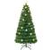 Costway 5ft Star LED Fibre Optic Artificial Green Christmas Tree 135cm