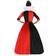 Fun Costumes Deluxe Disney Queen of Hearts Costume Dress for Women Disney