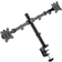 Dutzo Monitor holder for 2 monitors 17" 32" Office Pole Edition