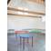 Hay Two-Colour Ochre/Blue Matbord 105cm