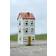 Ib Laursen Ceramic House Light Blue Fyrfadsstage 20cm