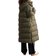 New Look Shower Resistant Hooded Longline Puffer Coat - Khaki