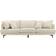 Sky Furniture Sofia Beige Sofa 260cm 3-Sitzer