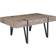 Beliani Adena Brown/Black Soffbord 60x100cm