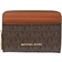 Michael Kors Jet Set Small Signature Logo Zip Around Card Case - Brn/Acorn