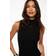 DYNAMITE Emma Mock Neck Midi Dress - Jet Black