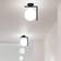 Flos IC Lights C/W2 Black Veggarmatur