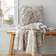 Catherine Lansfield Arctic Fox Cosy Faux Fur Blankets Grey (170x130cm)