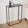 OHS Marble Black Console Table 26x56cm