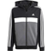 Adidas Kid's Tiberio 3 Stripes Colorblock Fleece Tracksuit - Black/White/Greyfiv