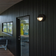Louis Poulsen Skot Outdoor Half Shade Graphite/Clear Vægarmatur ∅ 23.9cm