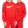 Nike Junior Club+ Poly Po Hoodie - University Red