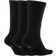 Nike Everyday Crew Basketball Socks 3 Pair - Black/White Unisex