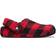 Crocs Classic Buffalo Check Cozzzy Slipper - Varsity Red/Black