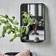 House Doctor Pejo With Shelf Black Antique Väggspegel 35x55cm
