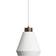 Herstal Medium Edge Chandelier Matt White/Bronze Pendant Lamp 25cm