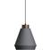Herstal Medium Edge Chandelier Graphite Bronze Pendant Lamp 9.8"