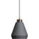 Herstal Medium Edge Chandelier Graphite Bronze Pendant Lamp 25cm