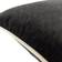 Paoletti Throw Pillow Cushion Cover Black (30x60cm)