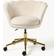 Westwing Collection Oyster Beige Office Chair 80cm